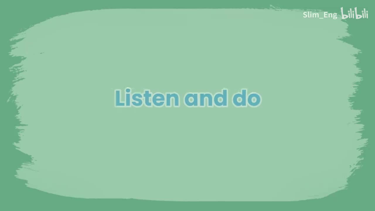 U1 P5 Listen and do（动画）