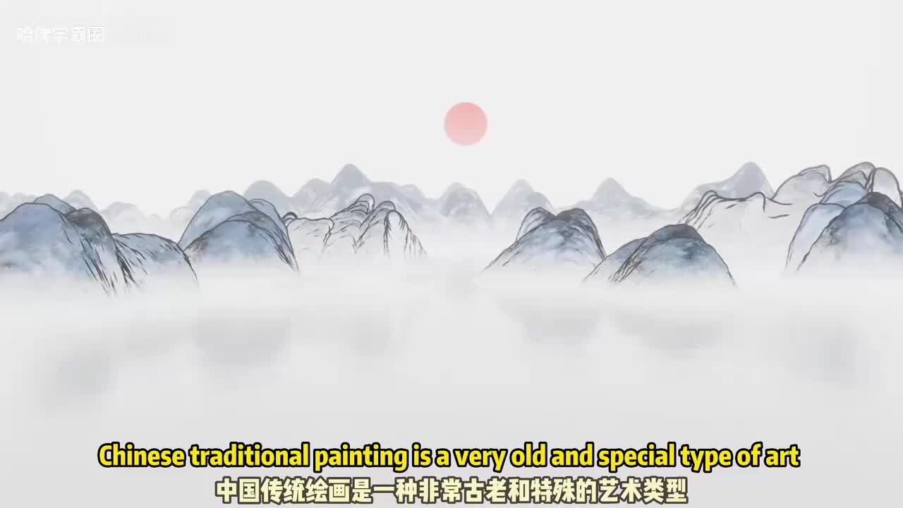 Chinese Painting 国画：独特的东方韵味 内嵌中英