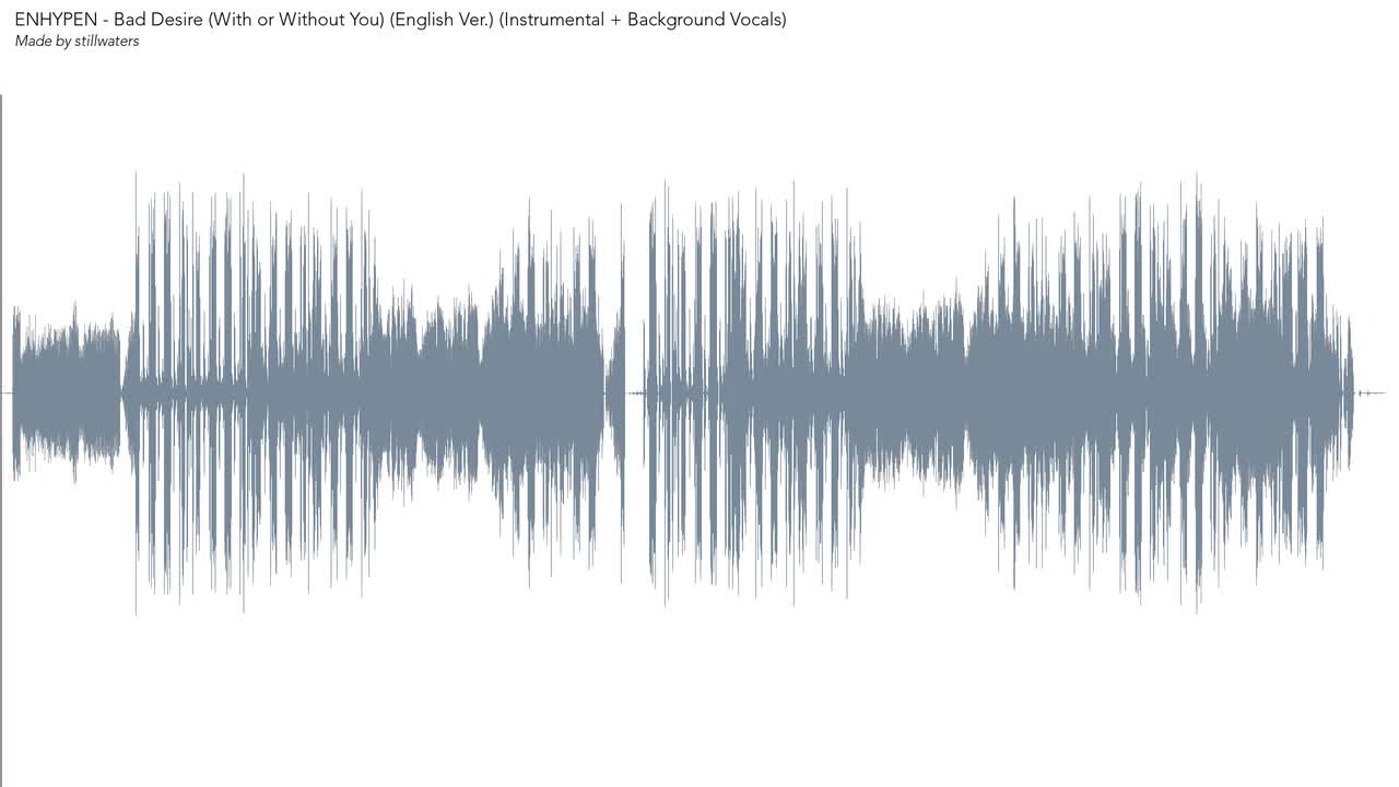 Bad Desire (With or Without You) (Eng. Ver.) (Instrumental + Background Vocals)