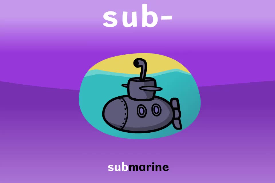 【常见前缀14】sub-