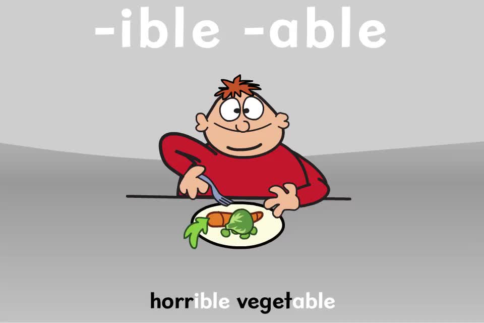 【常见后缀17】-ible -able