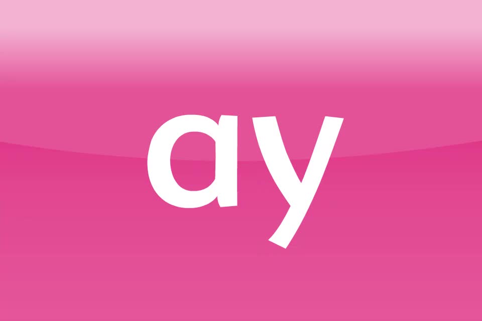 【字母发音37】ay
