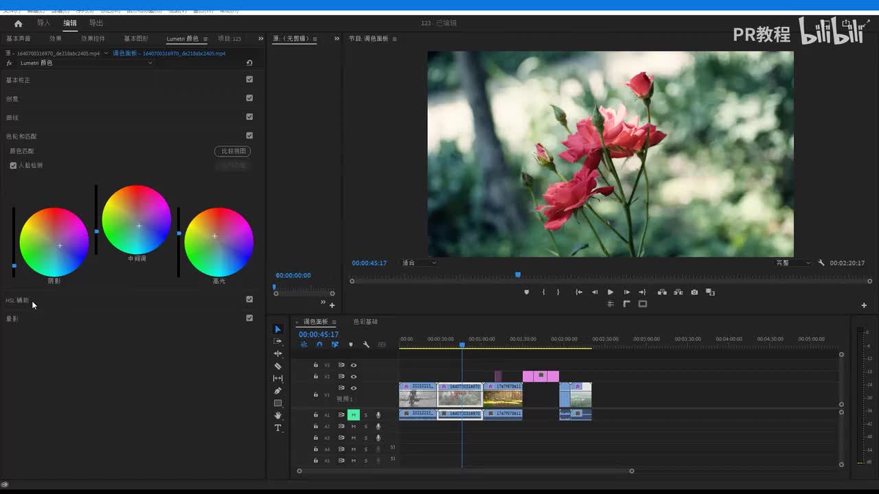 第39课 lumetri-HSL辅助