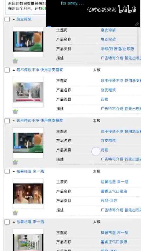太极制药全系列产品
