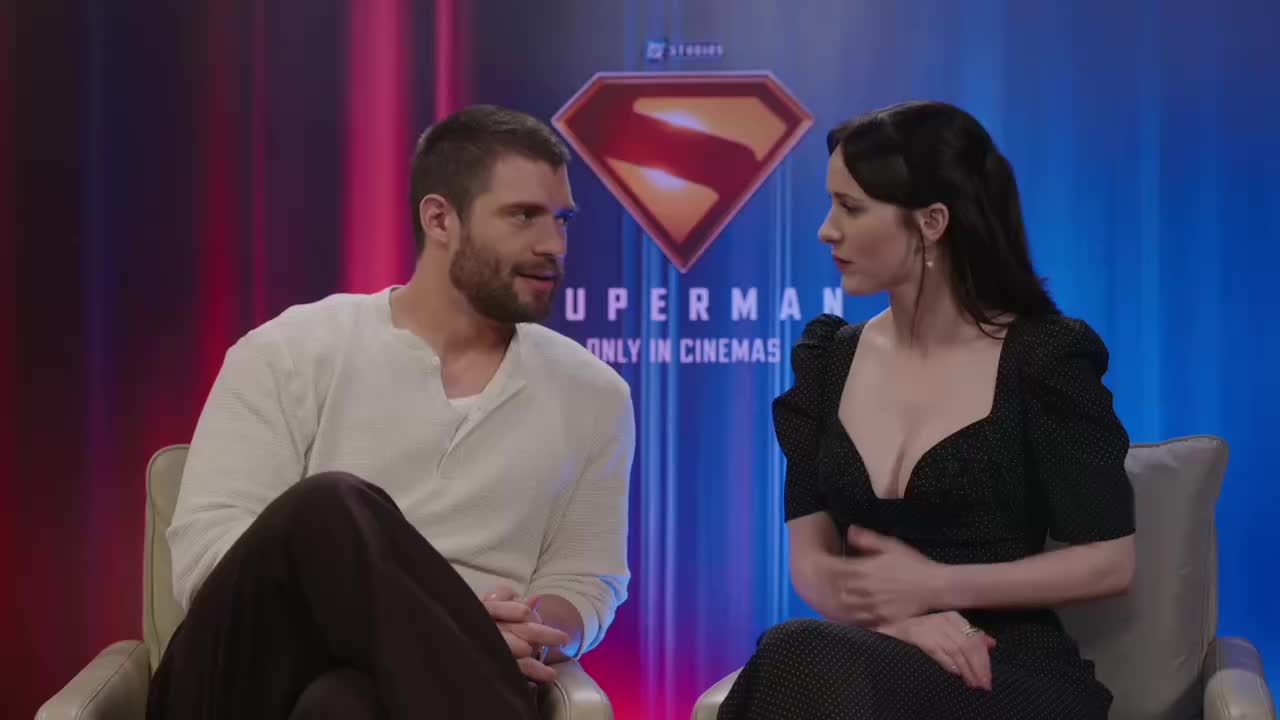 David Corenswet and Rachel Brosnahan Try to Melt Me with Their Chemistry _ Super