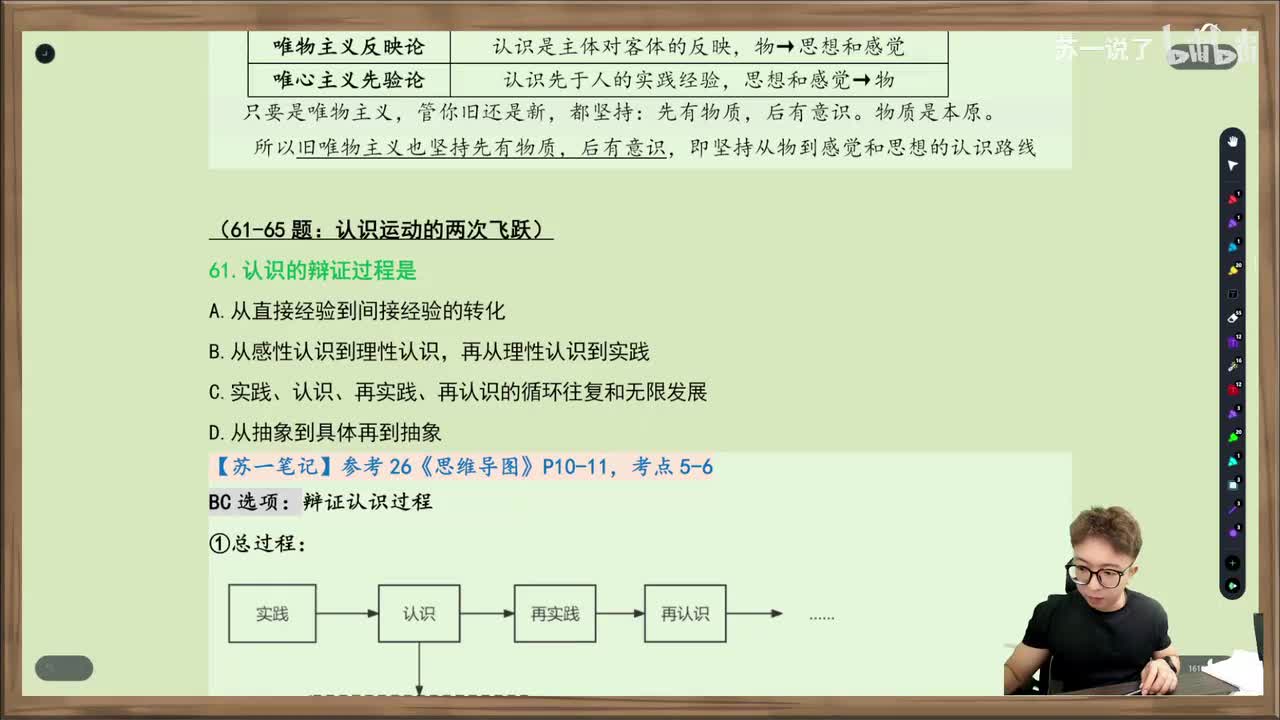 马原：第二章：多选60—74（认识运动的两次飞跃、真理和谬误、实践标准）