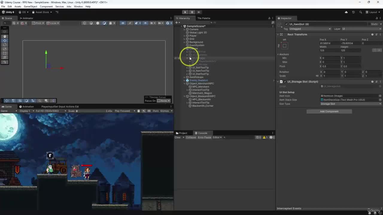 3. Storage logic & UI - Part 2