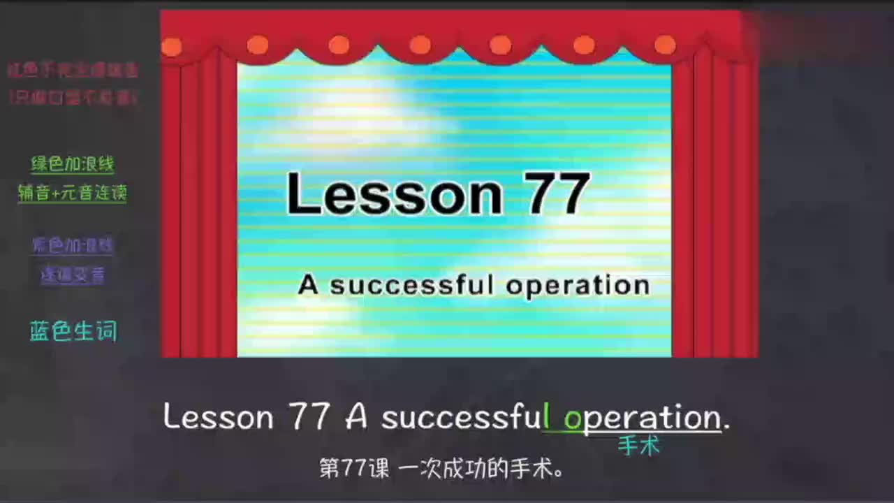 173-新概念 2-77 动画+精讲+影子跟读+成果检验