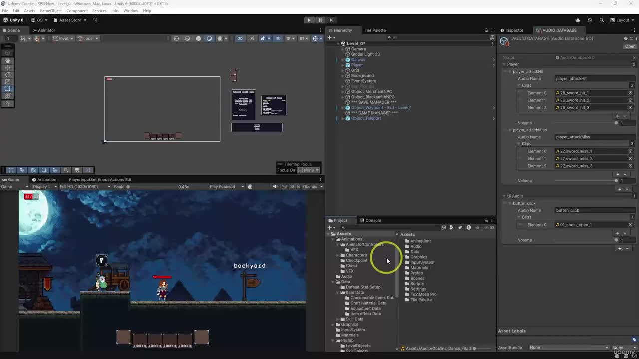 2. Audio Manager & SFX
