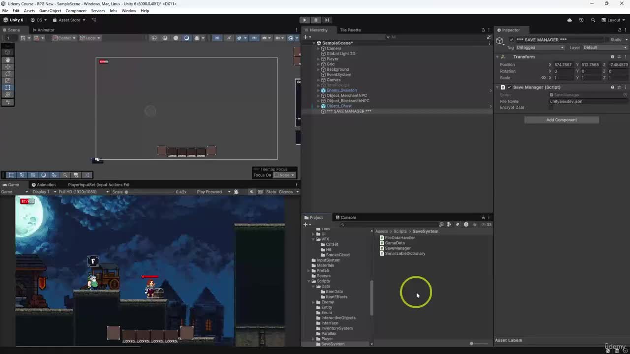 4. Save & Load - Skills
