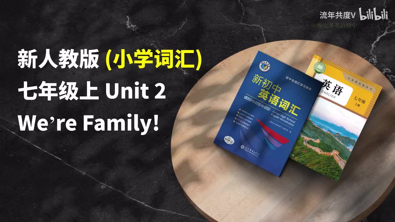 新人教七上-U2 (小学词汇)