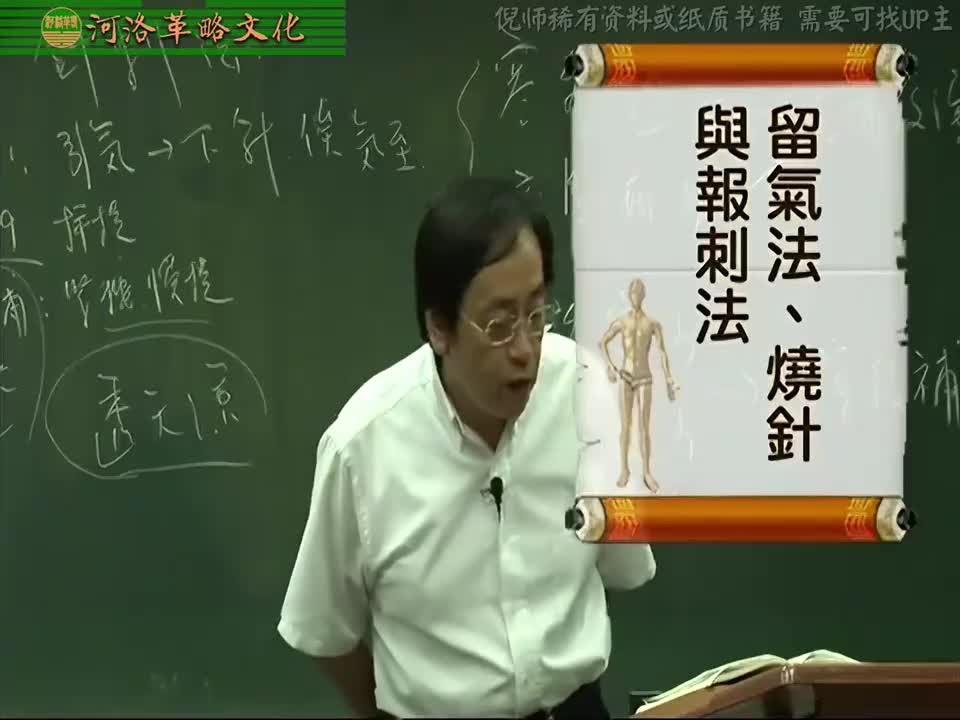 针灸大成07集_16【5奇经八脉与针刺法】留气法.烧针与报刺法：治痞块