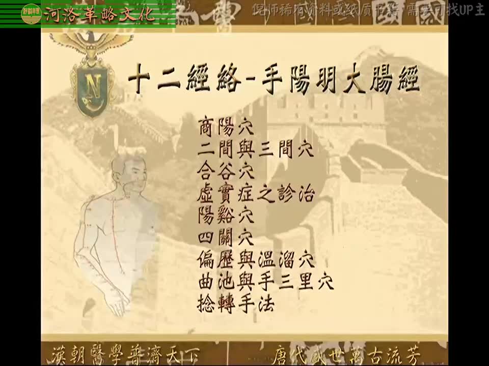 针灸大成02集_10【4手阳明大肠经】1商阳穴+二间与三间穴+合谷穴