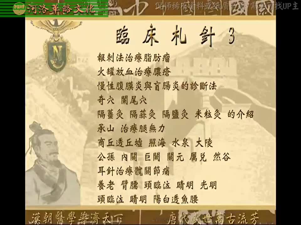 针灸大成10集_11【9临床扎针3】