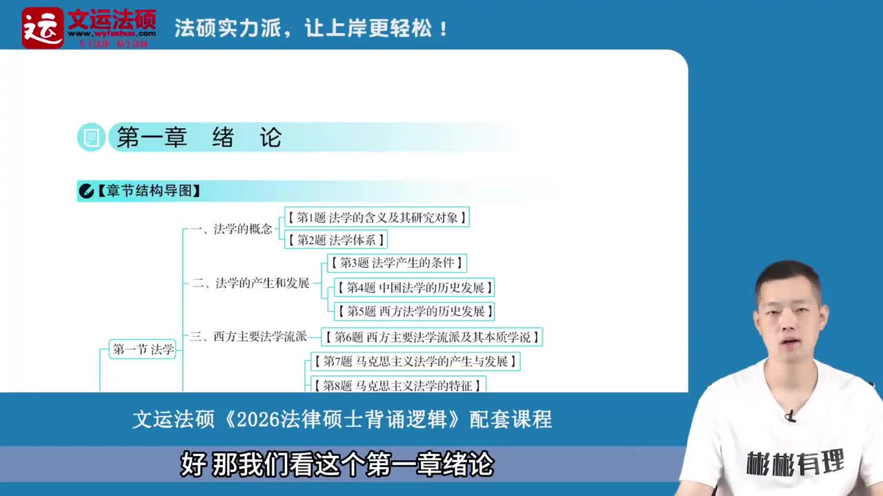 02-第一章 -第一节 法学01