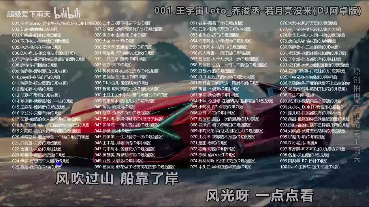 2024年最新DJ排行榜100首