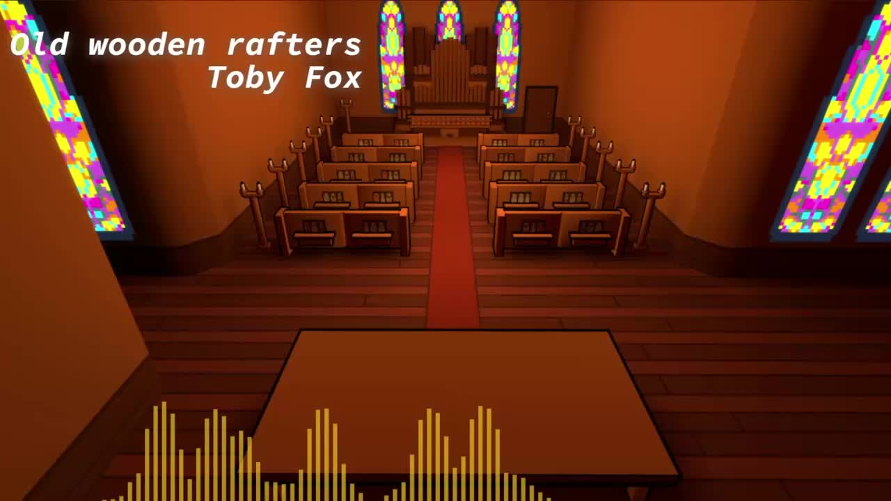 39 Old wooden rafters