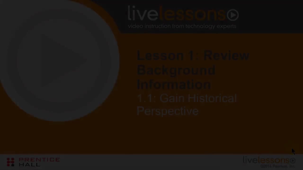 1.1 获得历史视角