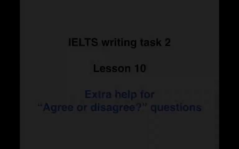 79.【Simon雅思大作文】Lesson 10 - Extra help fo