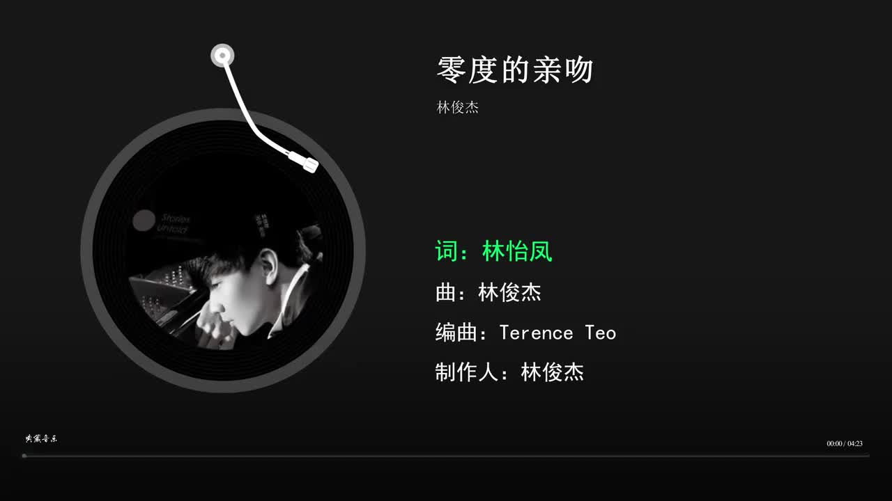 零度的亲吻 - 林俊杰