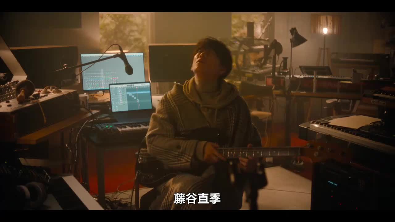 十空四人初相见的练习室场景