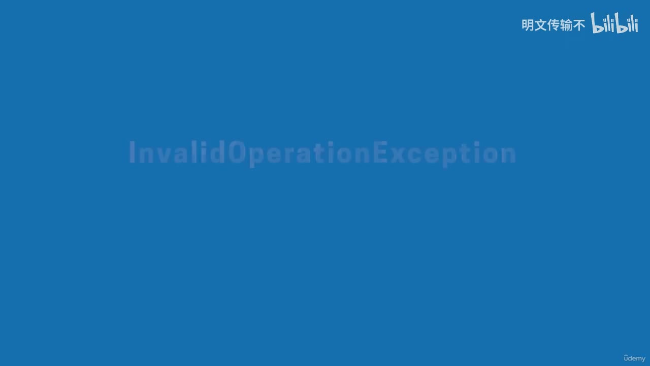 28-9. InvalidOperationException