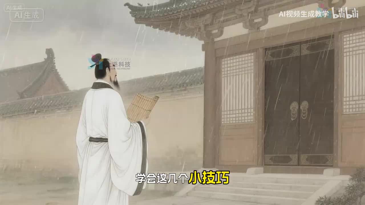 【AI视频案例】人物一致性与故事性