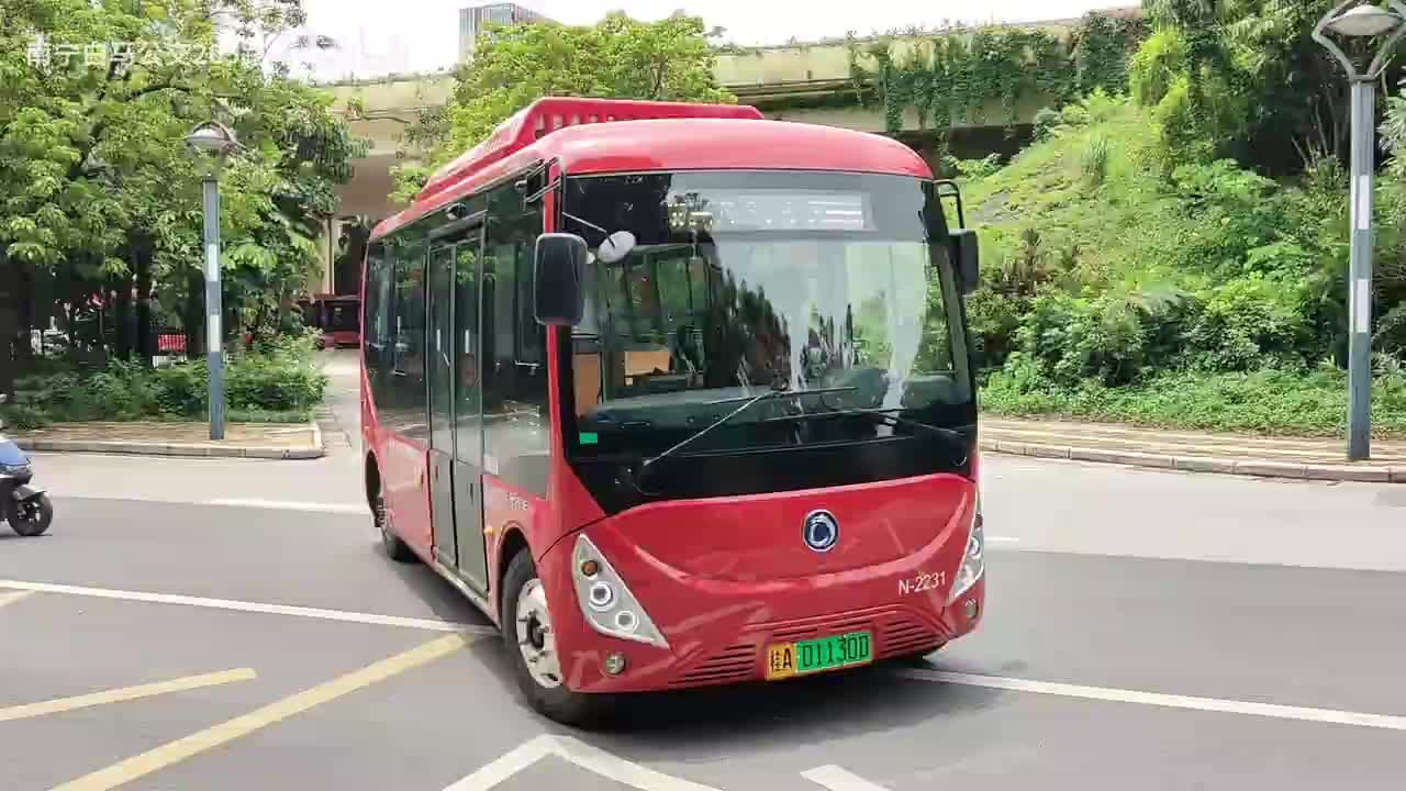【新车体验part2】南宁白马公交53路车【星光白沙路口→丰达高新路口】方向全程POV(8.8倍速)