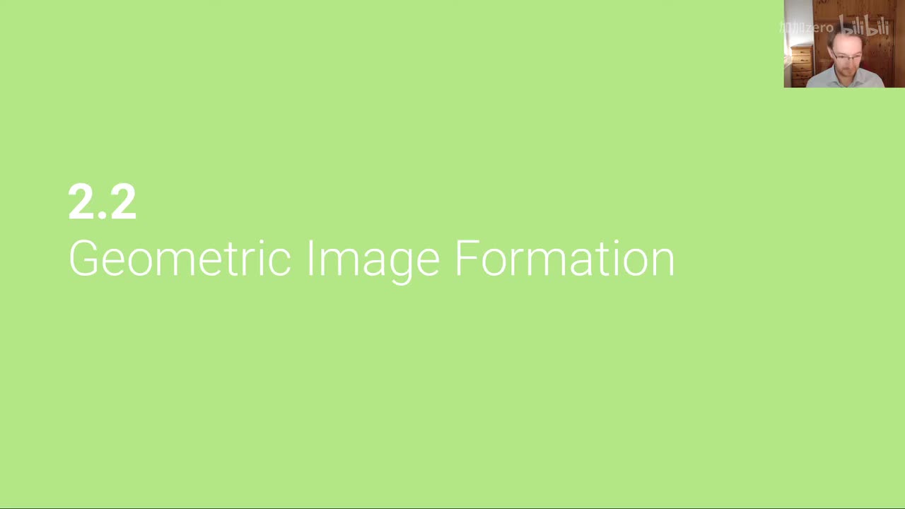 P5 Image Formation： Geometric Image Formation)
