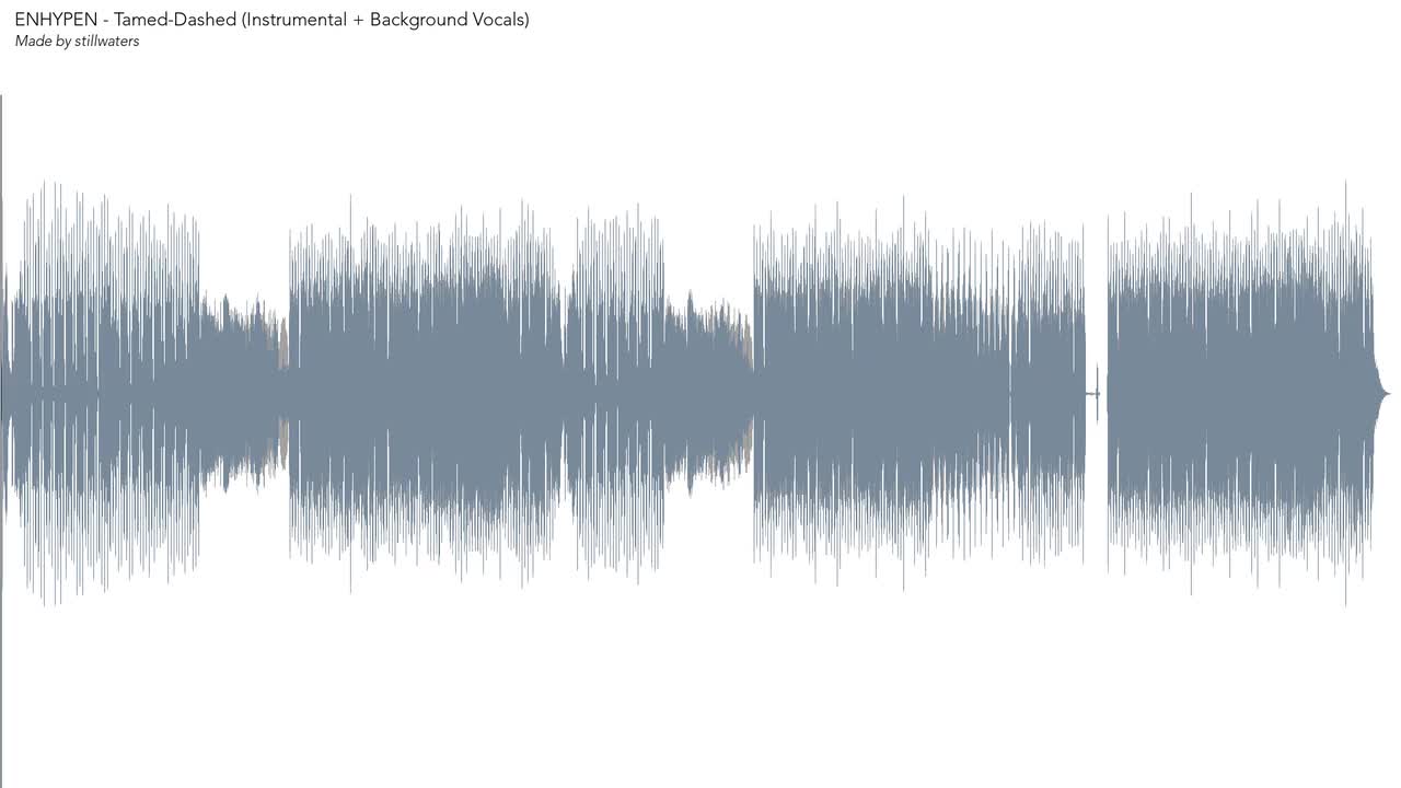 Tamed-Dashed (Instrumental + Background Vocals)