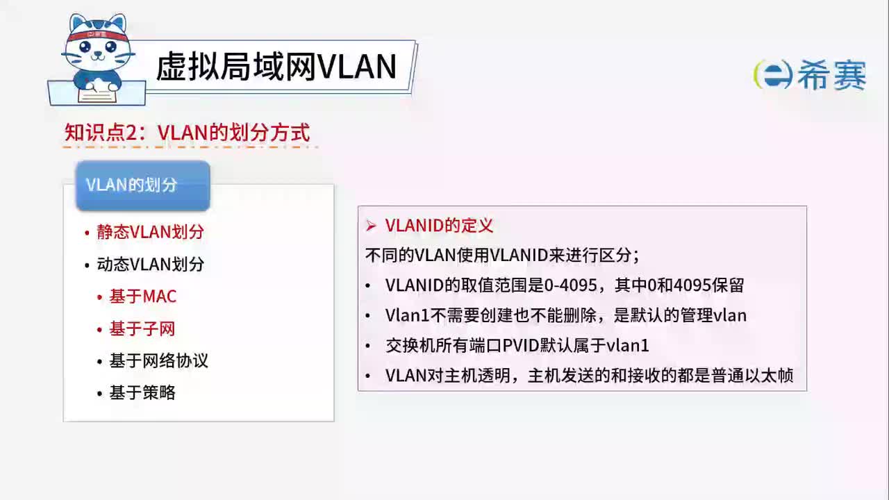 4.3.2.VLAN的划分方式