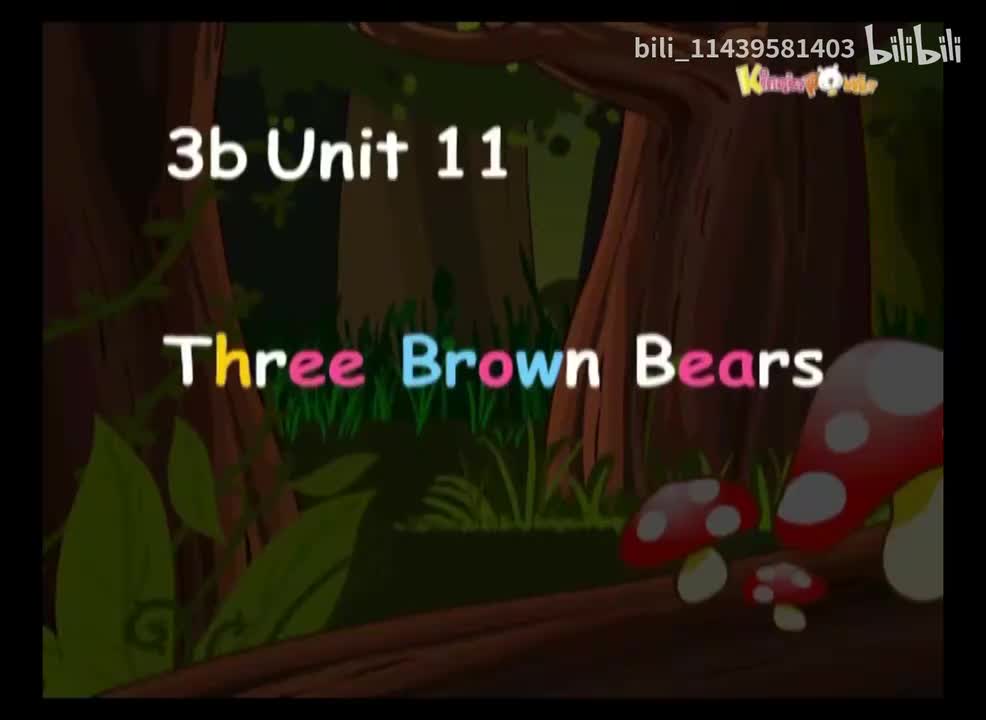 3b Unit 11-Three Brown Bears