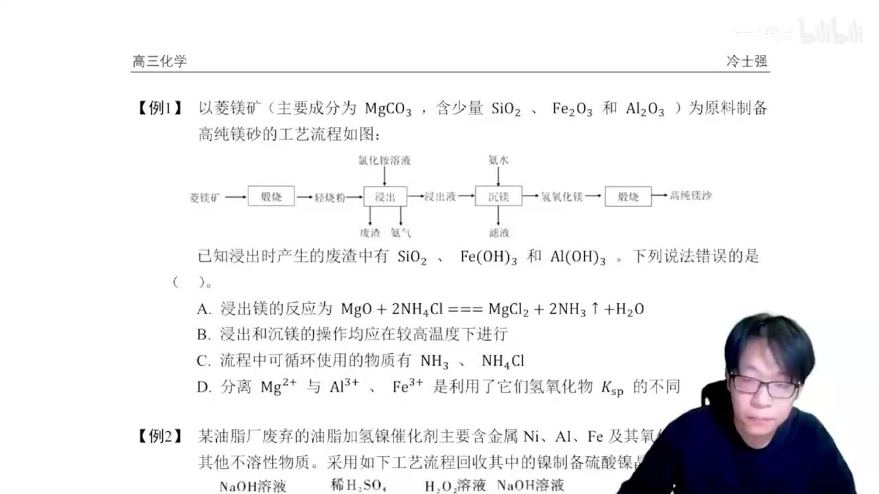1.4.4.7 工业流程（1）金属冶炼