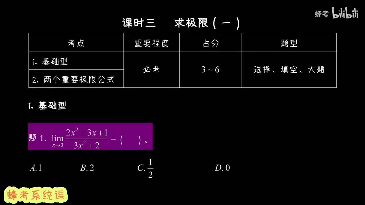3 两个重要极限公式