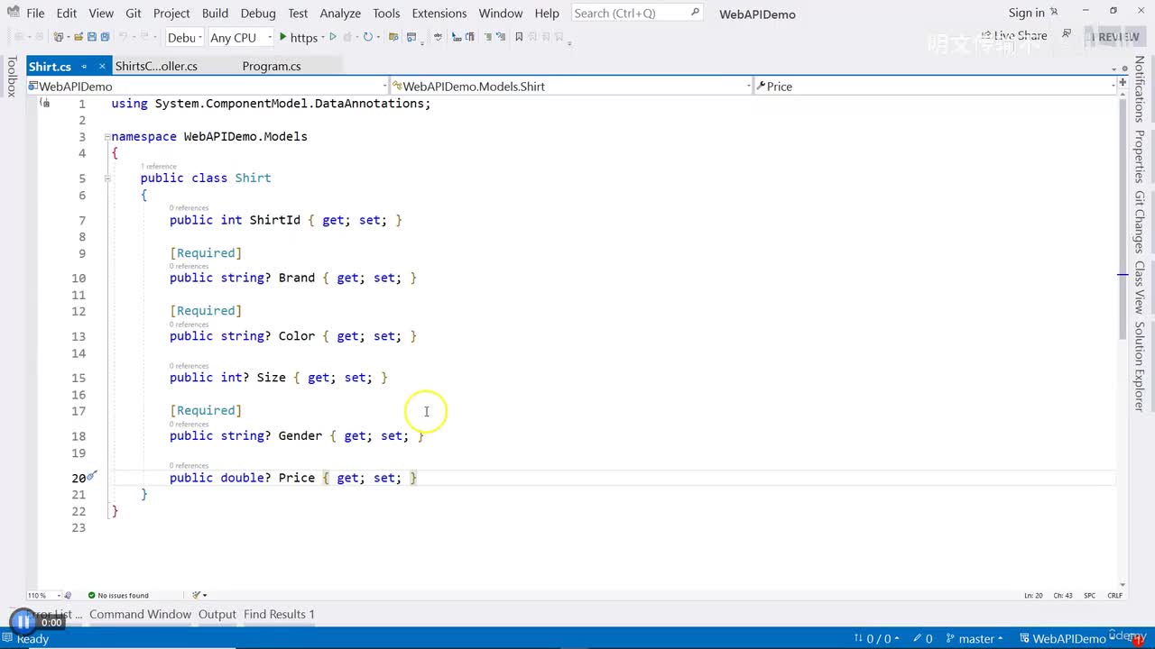10. ValidationAttribute模型验证