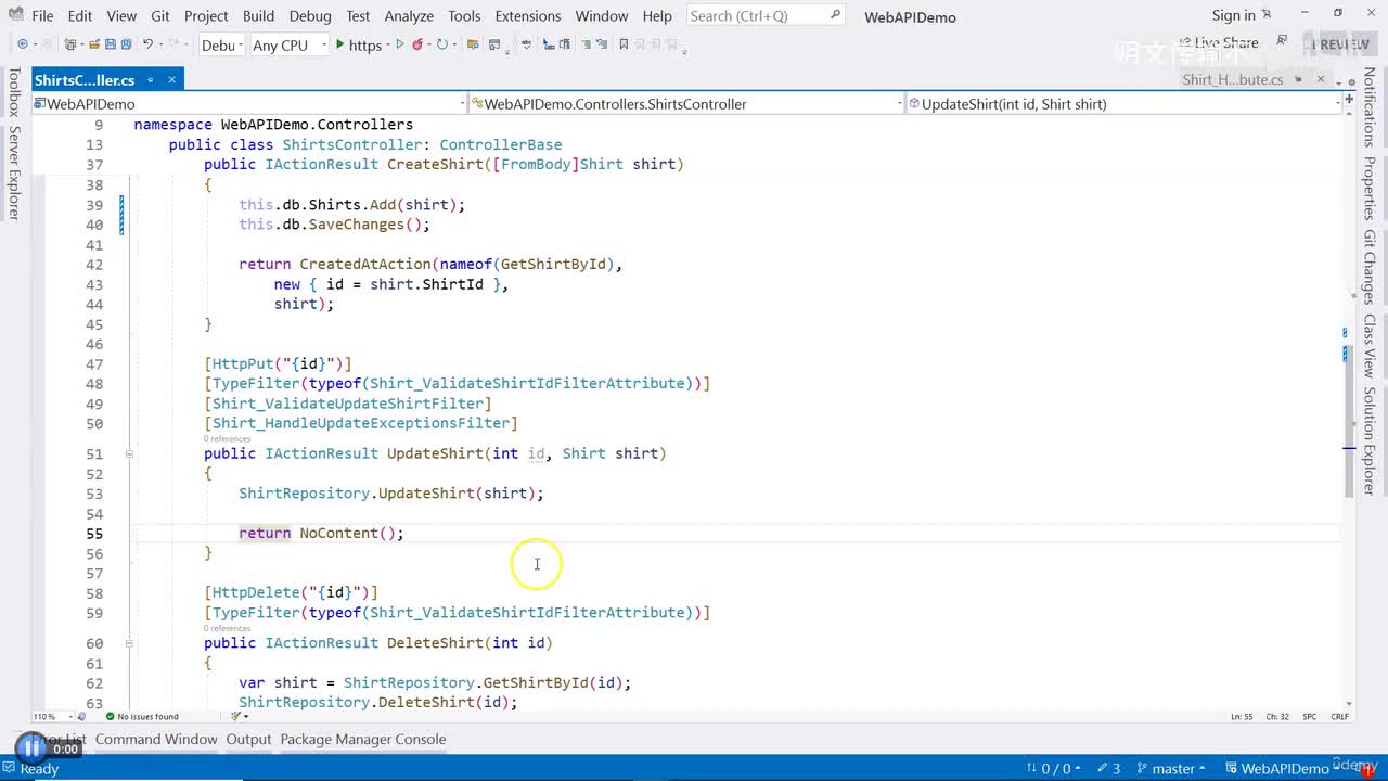 27. 使用EF Core实现Put端点