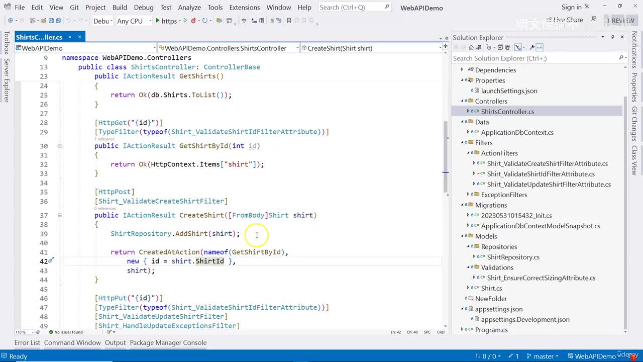 26. 使用EF Core实现Post端点