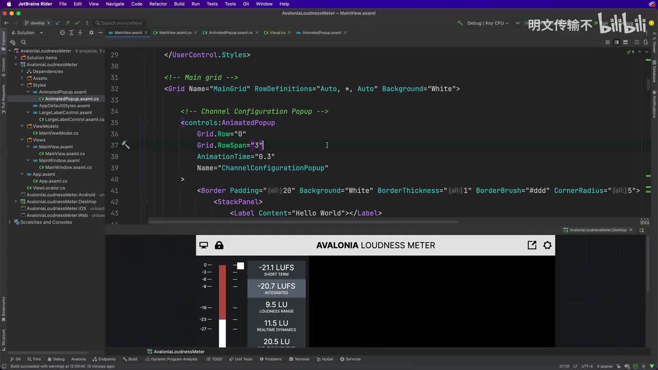 014. Avalonia UI - 在弹窗中使用 Expander 控件