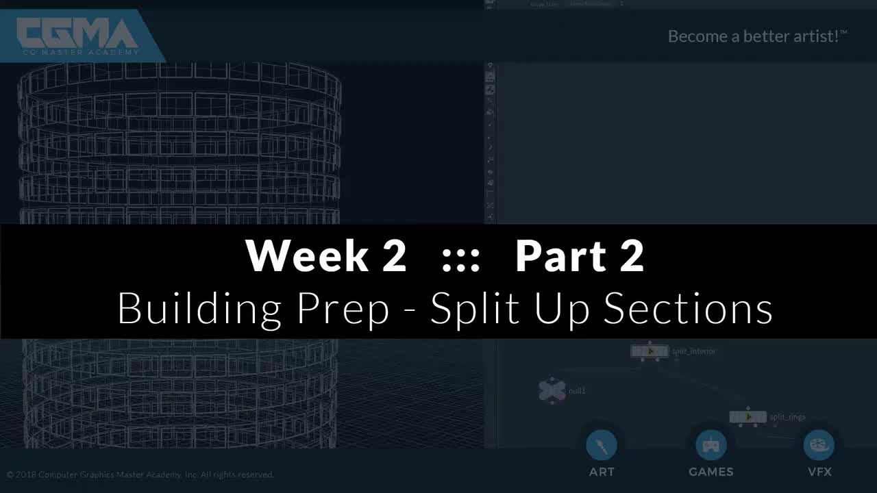 3 Building Prep - Split Up Sections