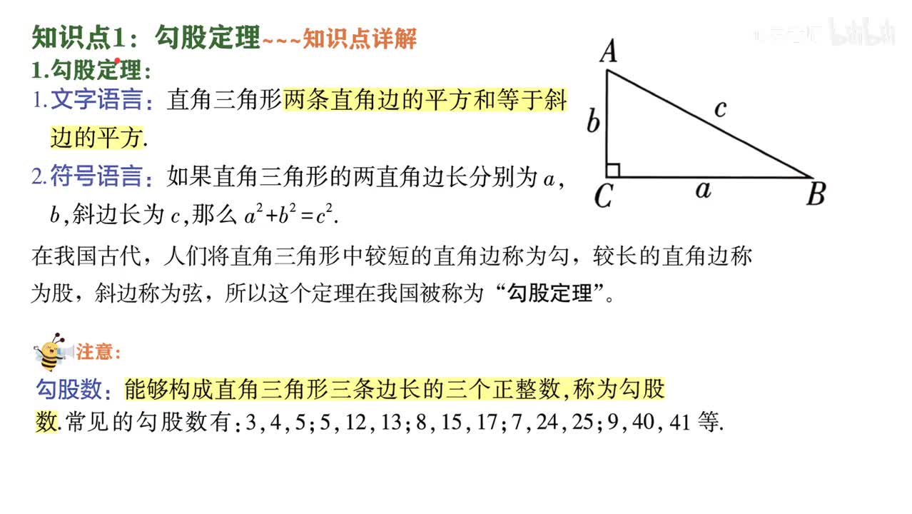 2知识点1勾股定理及证明~知识点讲解