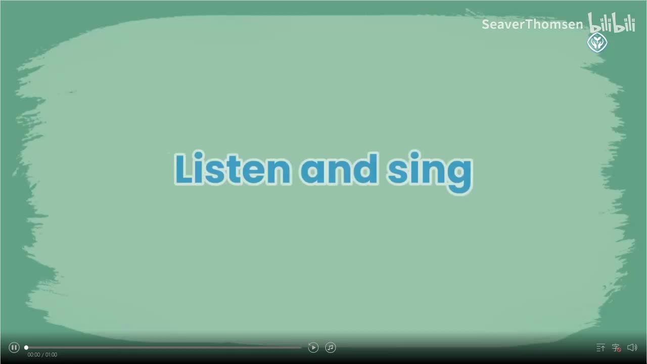 四上U1 开篇页Listen and sing