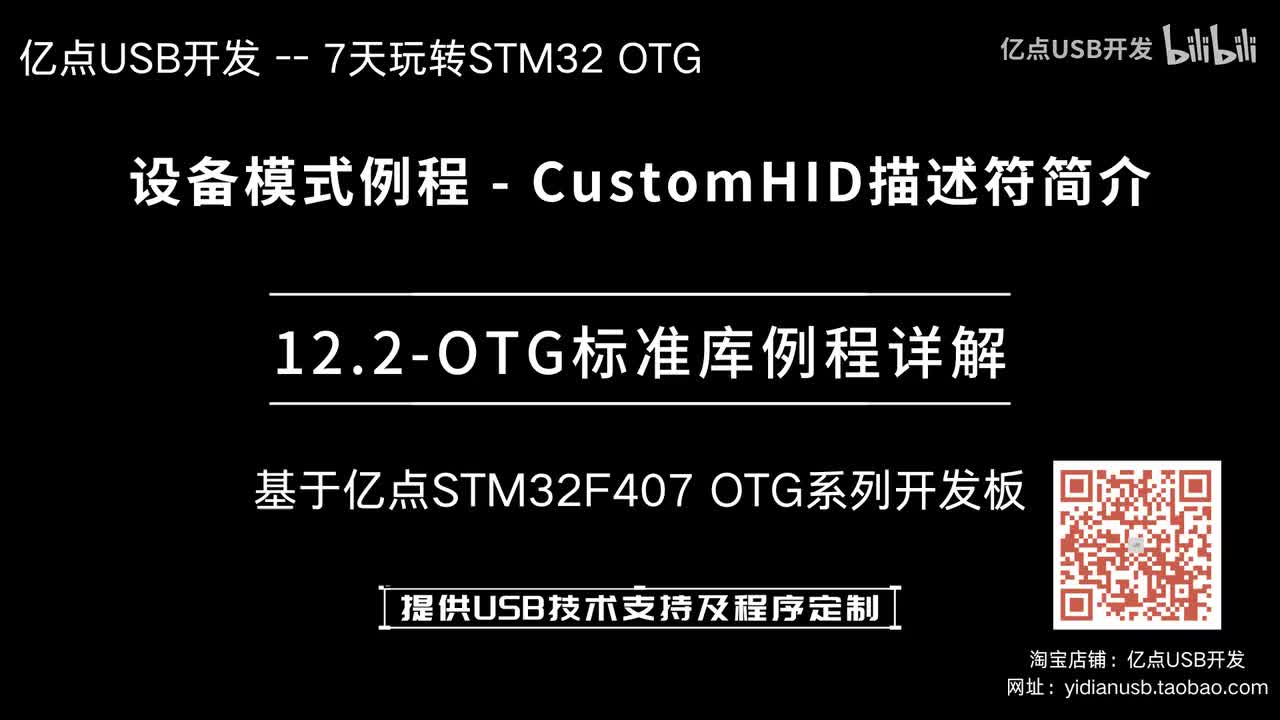 12.2-OTG标准库例程详解--设备模式例程_CustomHID描述符简介