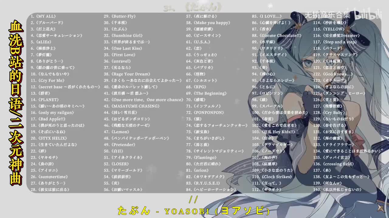 031. たぶん (大概) - YOASOBI