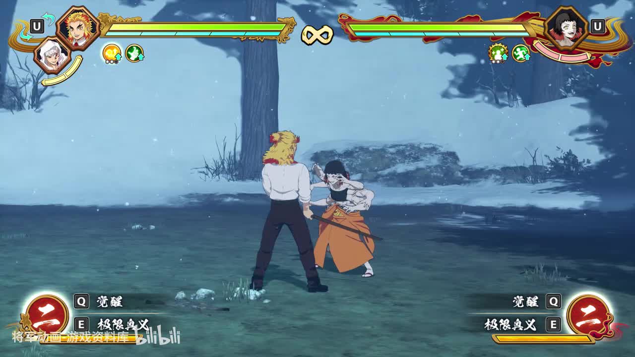 10 鬼灭之刃火神血风谭2 鬼灭学院 炼狱杏寿郎 技能展示