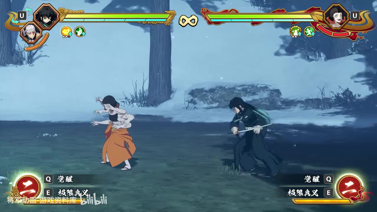 6 鬼灭之刃火神血风谭2 夏柱时透无一郎 技能展示