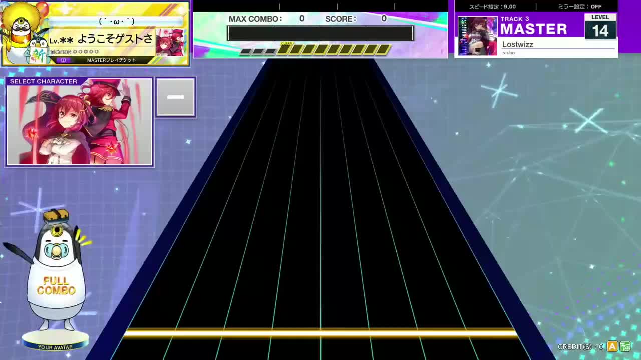 14.0(X-V) Lostwizz [MASTER 14] (譜面確認) [CHUNITHM チュウニズム]