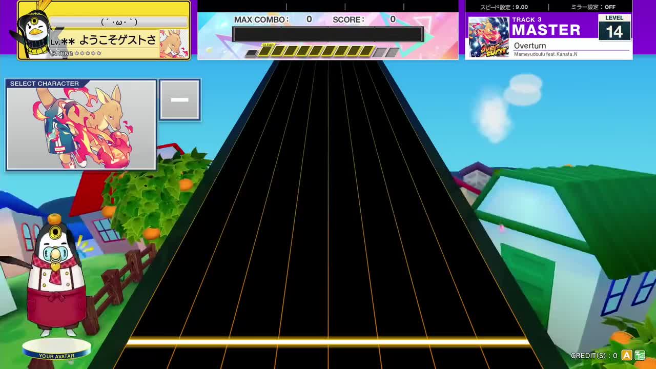 14.3(X-V) Overturn [MASTER 14] (譜面確認) [CHUNITHM チュウニズム]