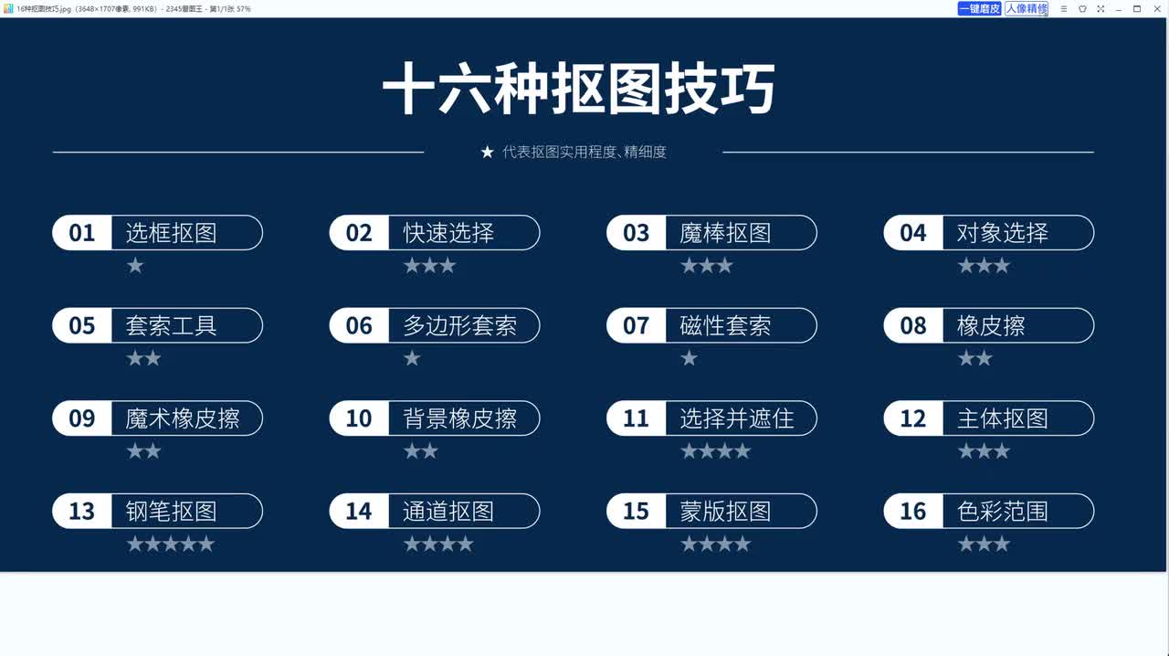 【PS抠图】钢笔抠图