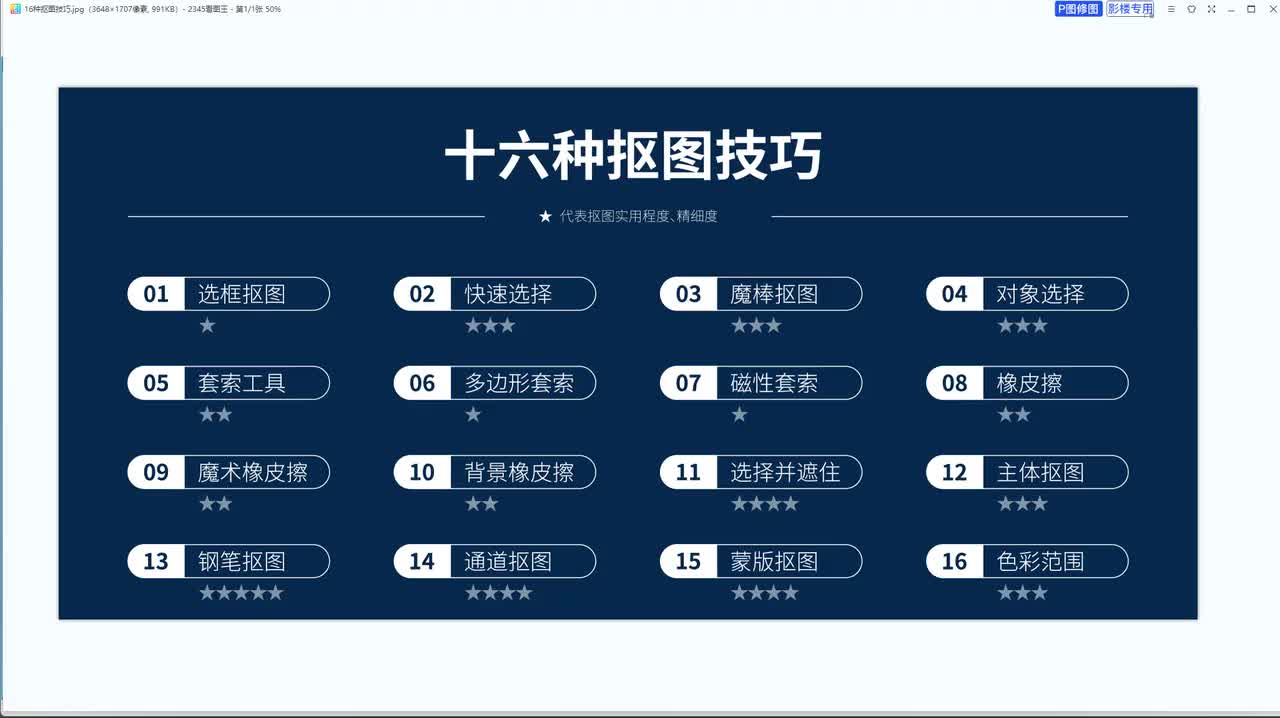 【PS抠图】快速选择工具