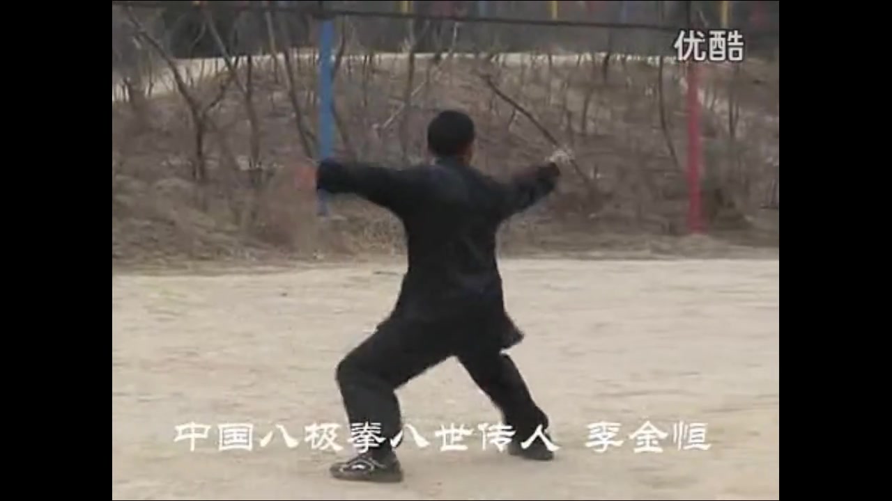 李金恒老师演示刚猛爆烈的李氏八极拳
